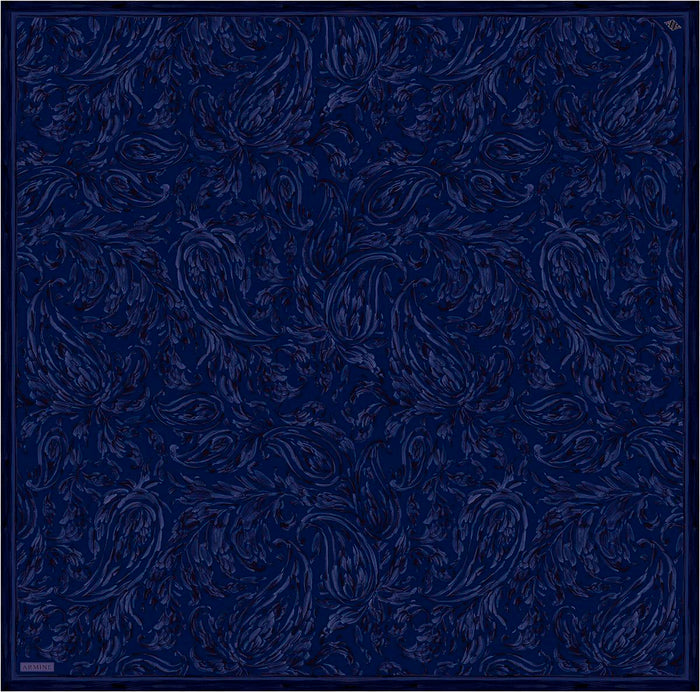 Armine İpek Eşarp 2026 Kış - 9431-03 Morcivert Twill