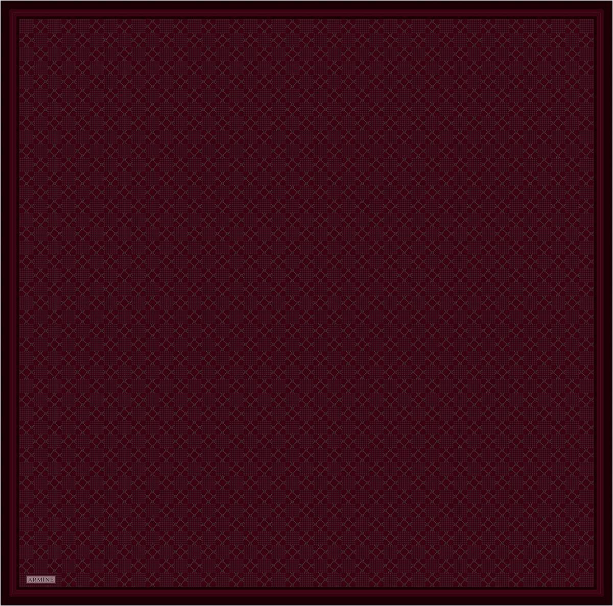 Armine İpek Eşarp 2026 Kış - 9440-56 Bordo Siyah Sura