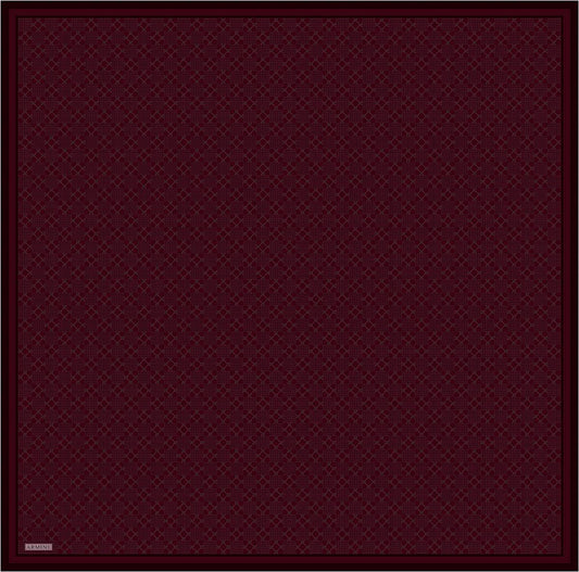 Armine İpek Eşarp 2026 Kış - 9440-56 Bordo Siyah Sura