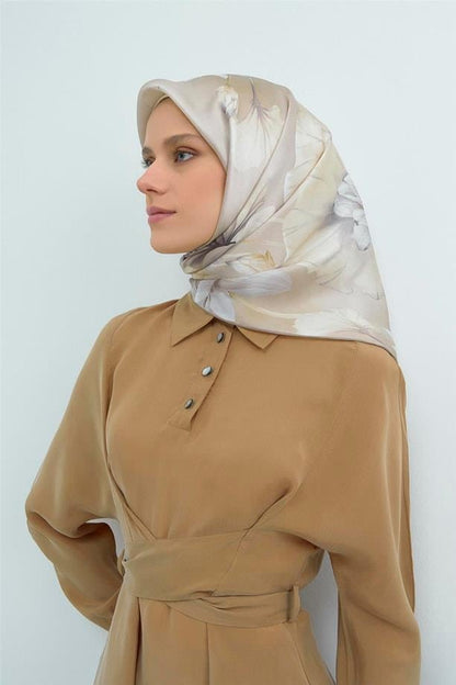 Armine İpek Eşarp 2026 Yaz - 9505-84 Taş Twill