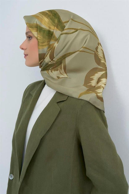 Armine İpek Eşarp 2026 Yaz - 9506-08 Açık Yeşil Sura