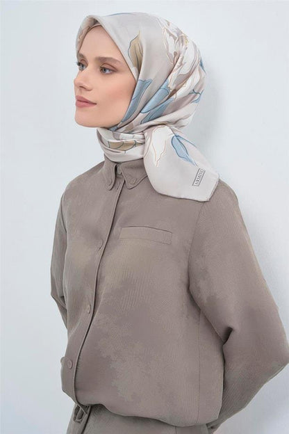 Armine İpek Eşarp 2026 Yaz - 9509-05 Taş Vizon Sura