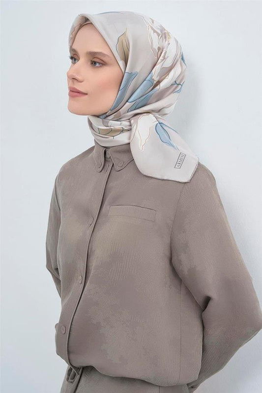 Armine İpek Eşarp 2026 Yaz - 9509-05 Taş Vizon Sura