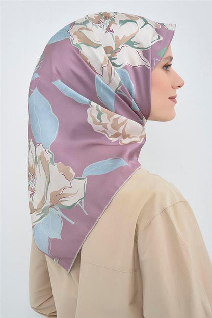 Armine İpek Eşarp 2026 Yaz - 9509-82 Lila Sura