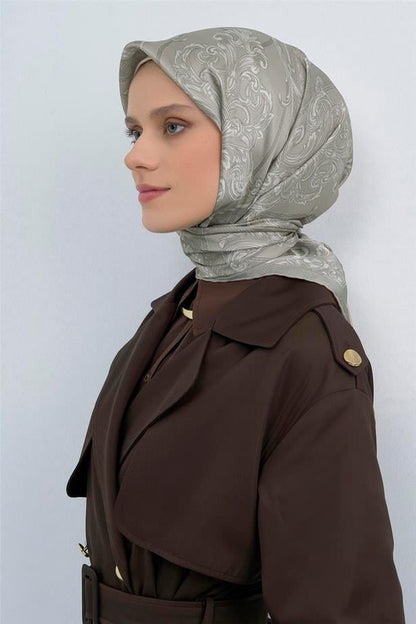 Armine İpek Eşarp 2026 Yaz - 9537-82 Soft Taş Twill
