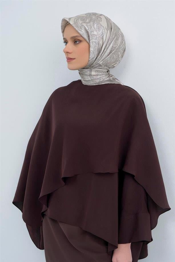 Armine İpek Eşarp 2026 Yaz - 9537-83 Ekru Twill