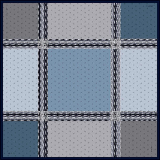 Armine İpek Eşarp Nostalji - 8113-04 İndigo Twill