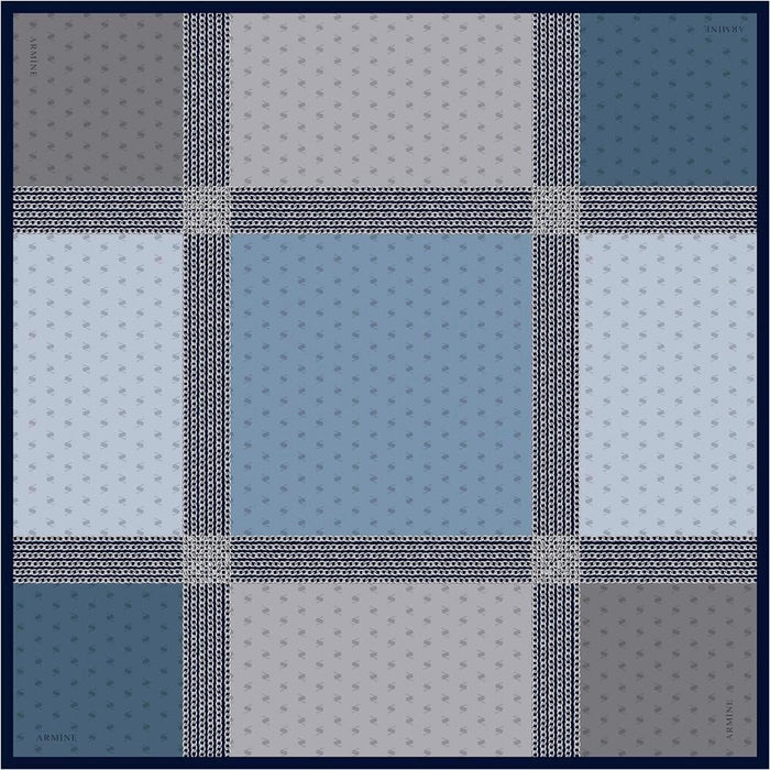 Armine İpek Eşarp Nostalji - 8113-04 İndigo Twill