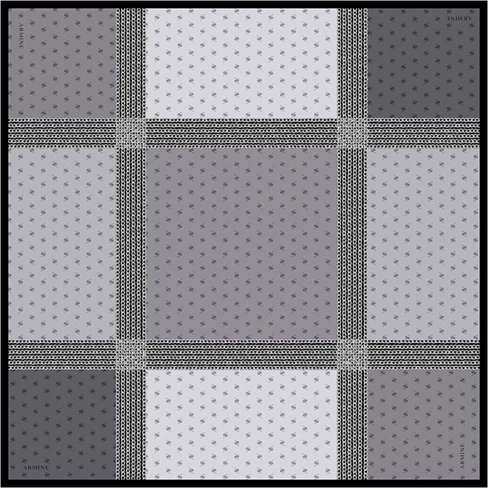 Armine İpek Eşarp Nostalji - 8113-08 Gri Füme Twill