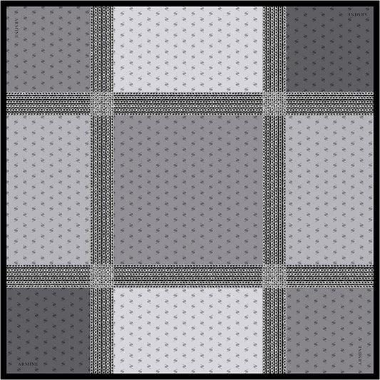Armine İpek Eşarp Nostalji - 8113-08 Gri Füme Twill