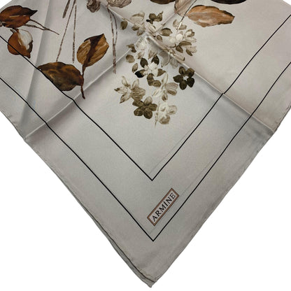Armine İpek Eşarp Nostalji - 8128-02 Krem Twill