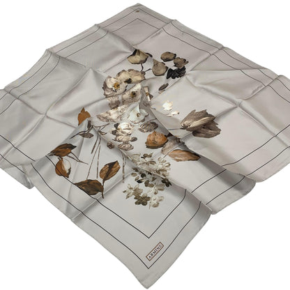 Armine İpek Eşarp Nostalji - 8128-02 Krem Twill