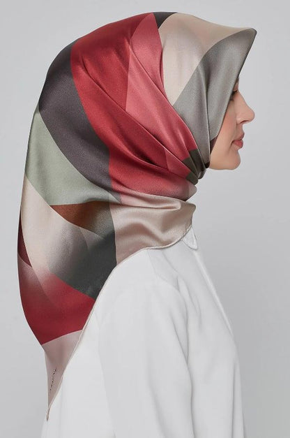 Armine İpek Eşarp Nostalji - 8424-34 Gül Kurusu Twill