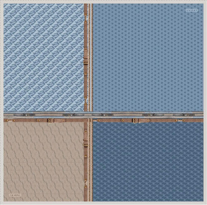 Armine İpek Eşarp Nostalji - 8519-83 Kot Mavi Twill