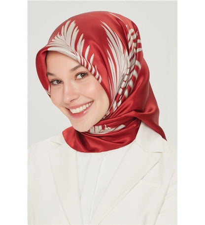 Armine İpek Eşarp Nostalji - 8548-93 Bordo Twill