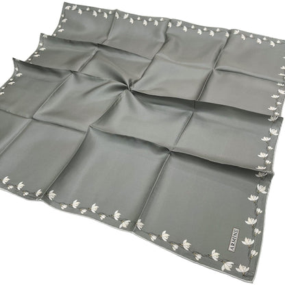 Armine İpek Eşarp Nostalji - 8553-89 Gri Twill
