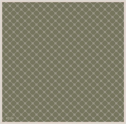 Armine İpek Eşarp Nostalji - 8555-07 Haki Twill