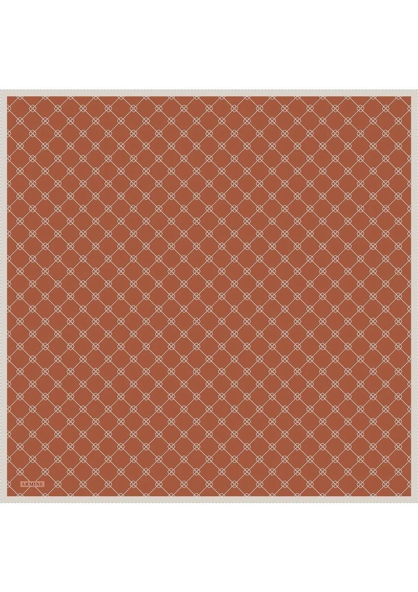 Armine İpek Eşarp Nostalji - 8555-18 Kiremit Twill