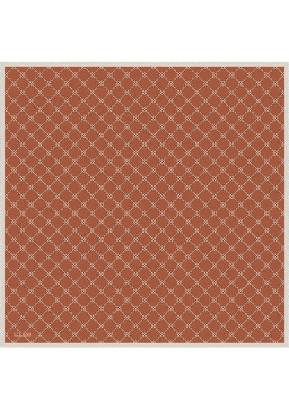 Armine İpek Eşarp Nostalji - 8555-18 Kiremit Twill