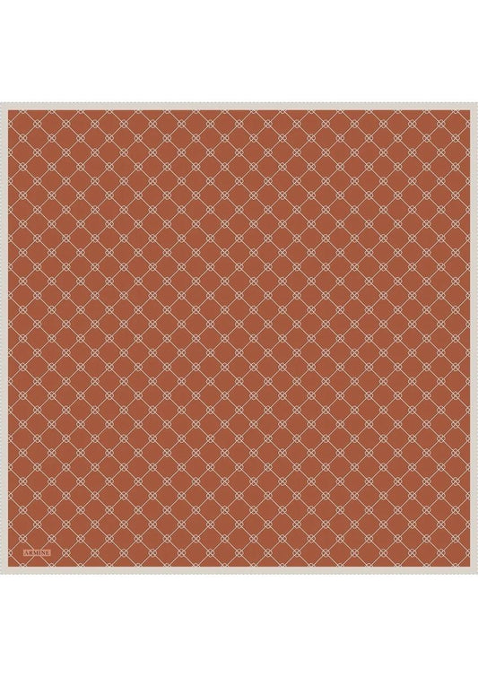 Armine İpek Eşarp Nostalji - 8555-18 Kiremit Twill