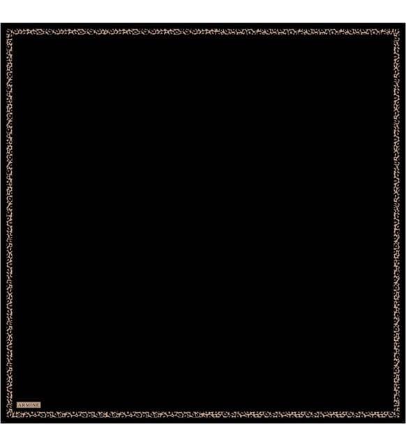 Armine İpek Eşarp Nostalji - 8660-02 Siyah Twill