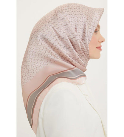 Armine İpek Eşarp Nostalji - 8724-05 Pudra Twill