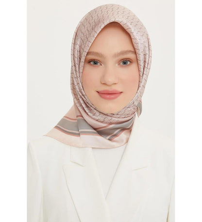 Armine İpek Eşarp Nostalji - 8724-05 Pudra Twill
