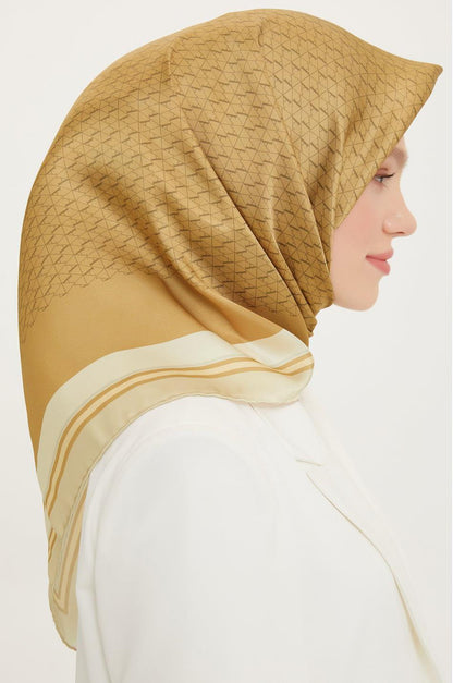 Armine İpek Eşarp Nostalji - 8724-12 Dore Twill