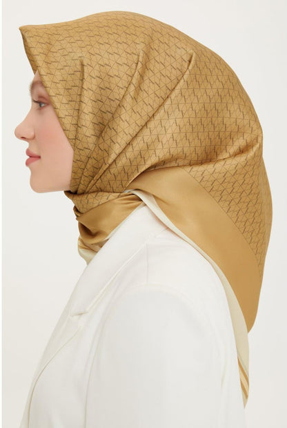 Armine İpek Eşarp Nostalji - 8724-12 Dore Twill