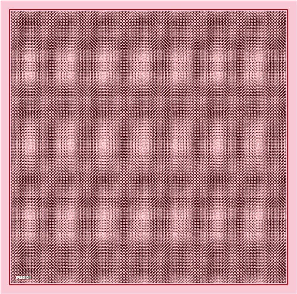 Armine İpek Eşarp Nostalji - 8733-31 Pudra Kırmızı Twill