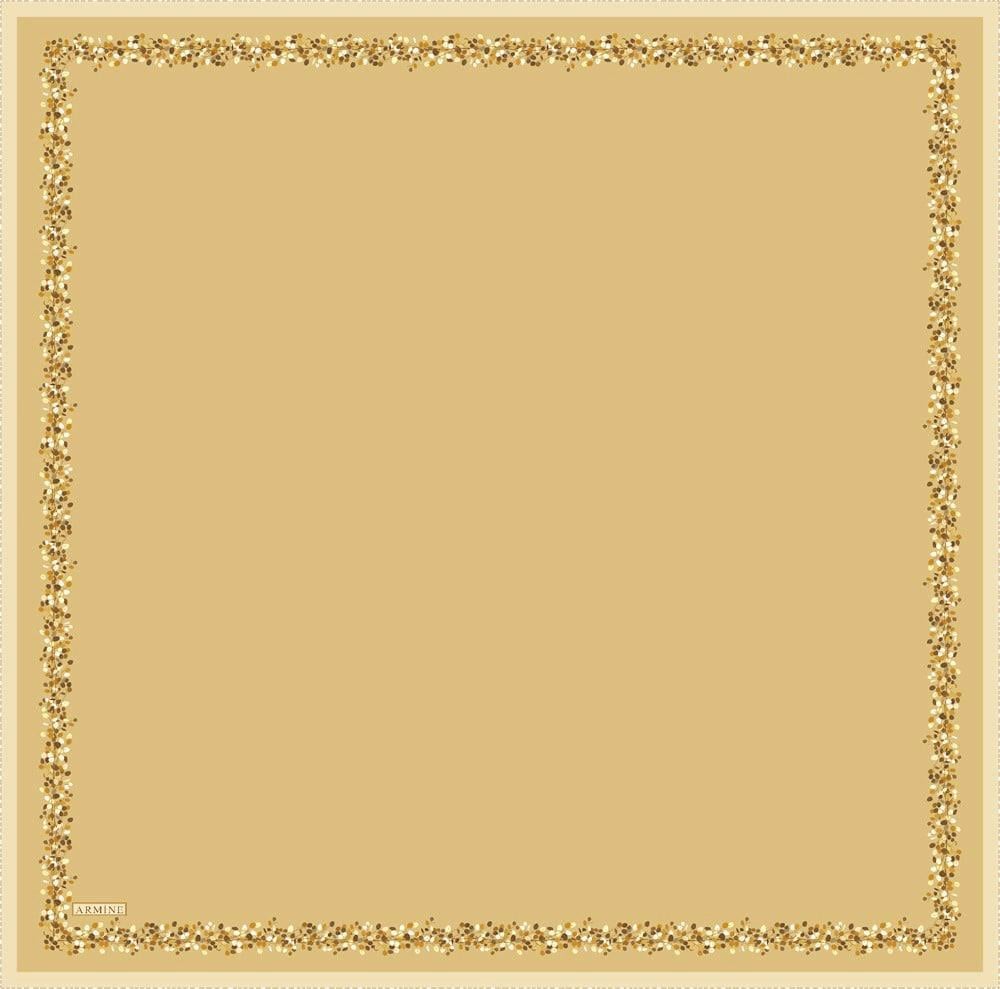 Armine İpek Eşarp Nostalji - 8765-12 Gold Twill