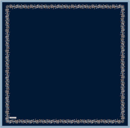 Armine İpek Eşarp Nostalji - 8765-17 Lacivert Mavi Twill