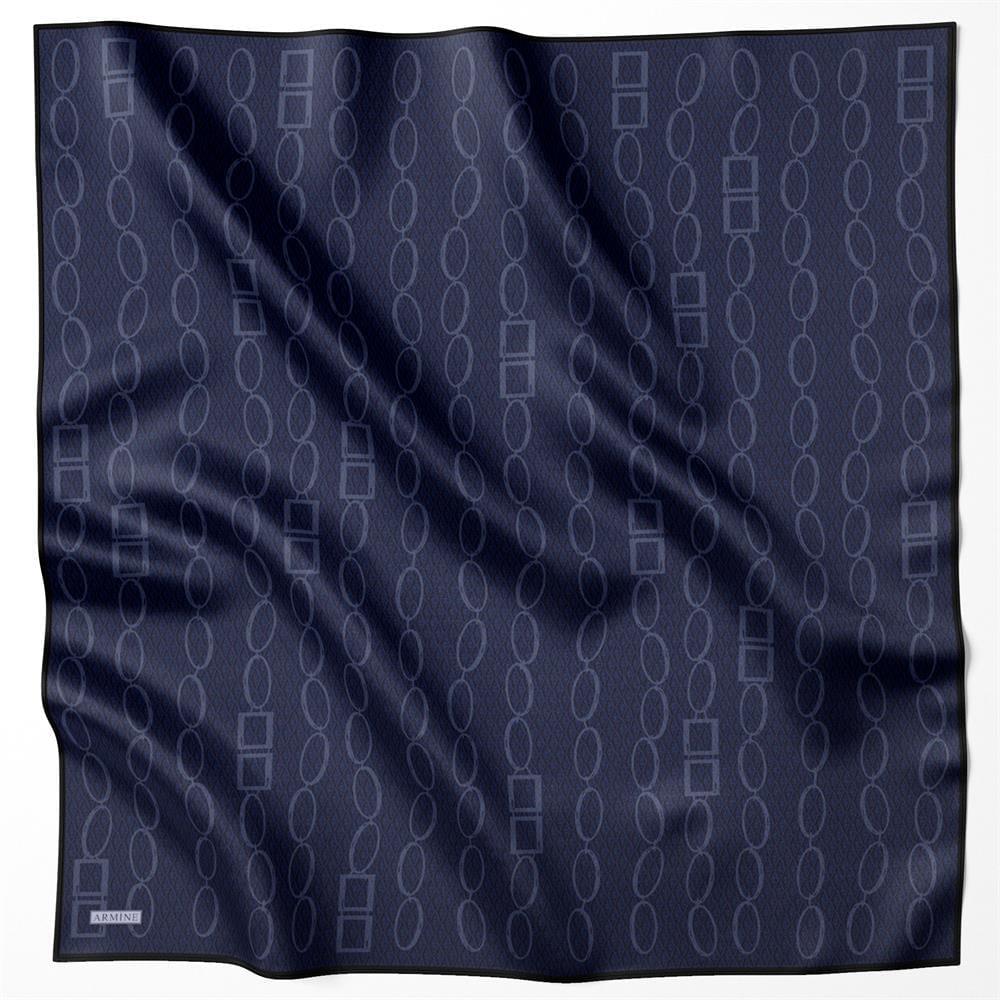 Armine İpek Eşarp Nostalji - 8925-34 Lacivert Twill
