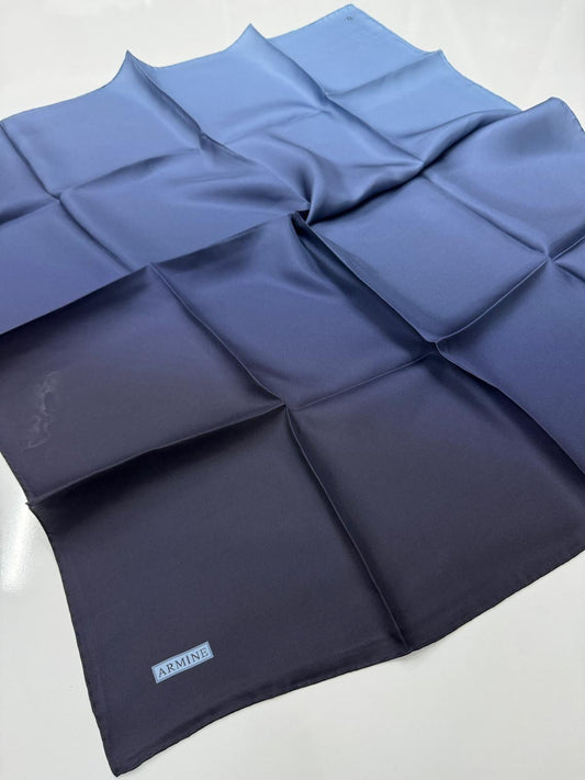 Armine İpek Eşarp Nostalji - 8971-82 Lacivert Mavi Twill