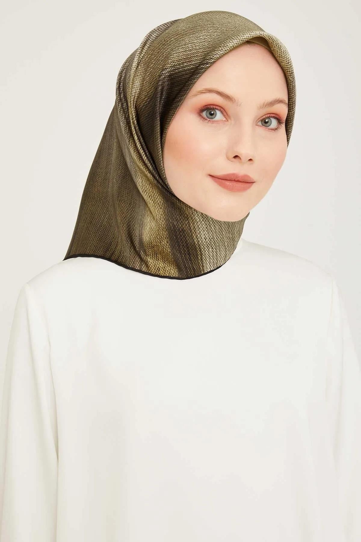 Armine İpek Eşarp Nostalji - 9017-03 Vizon Sura