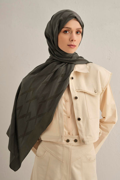 Armine Lyocell Şal - 1 - Füme 18