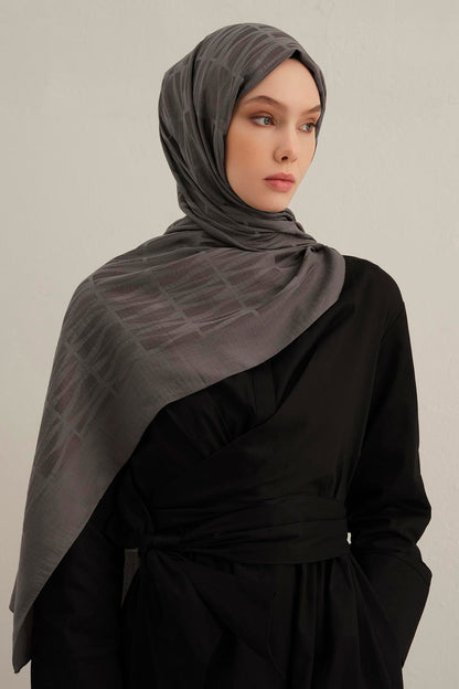Armine Lyocell Şal - 3 - Füme 18