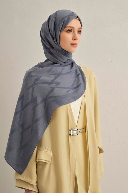 Armine Lyocell Şal - 1 - Kot Mavi 26
