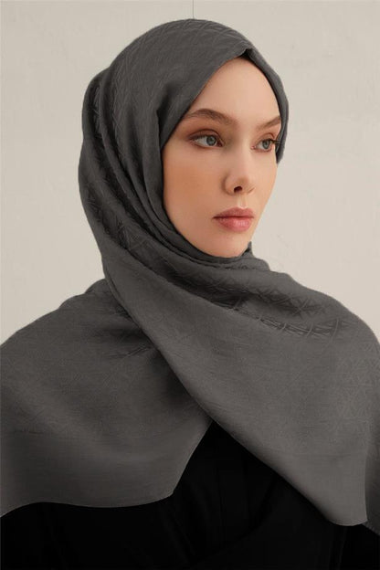 Armine Lyocell Şal - 5 - Füme 18