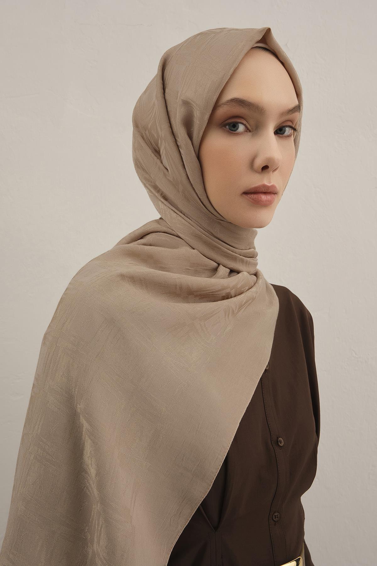 Armine Lyocell Şal - 6 - Soft Taş 04