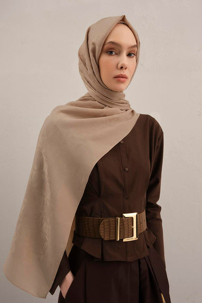 Armine Lyocell Şal - 6 - Soft Taş 04