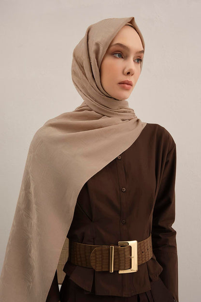Armine Lyocell Şal - 6 - Soft Taş 04