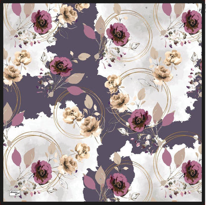 Armine Sport Twill Eşarp - 8027-09 Gri Mor