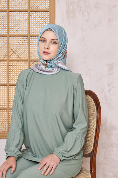 Armine Sport Twill Eşarp - 8532-31 Mint