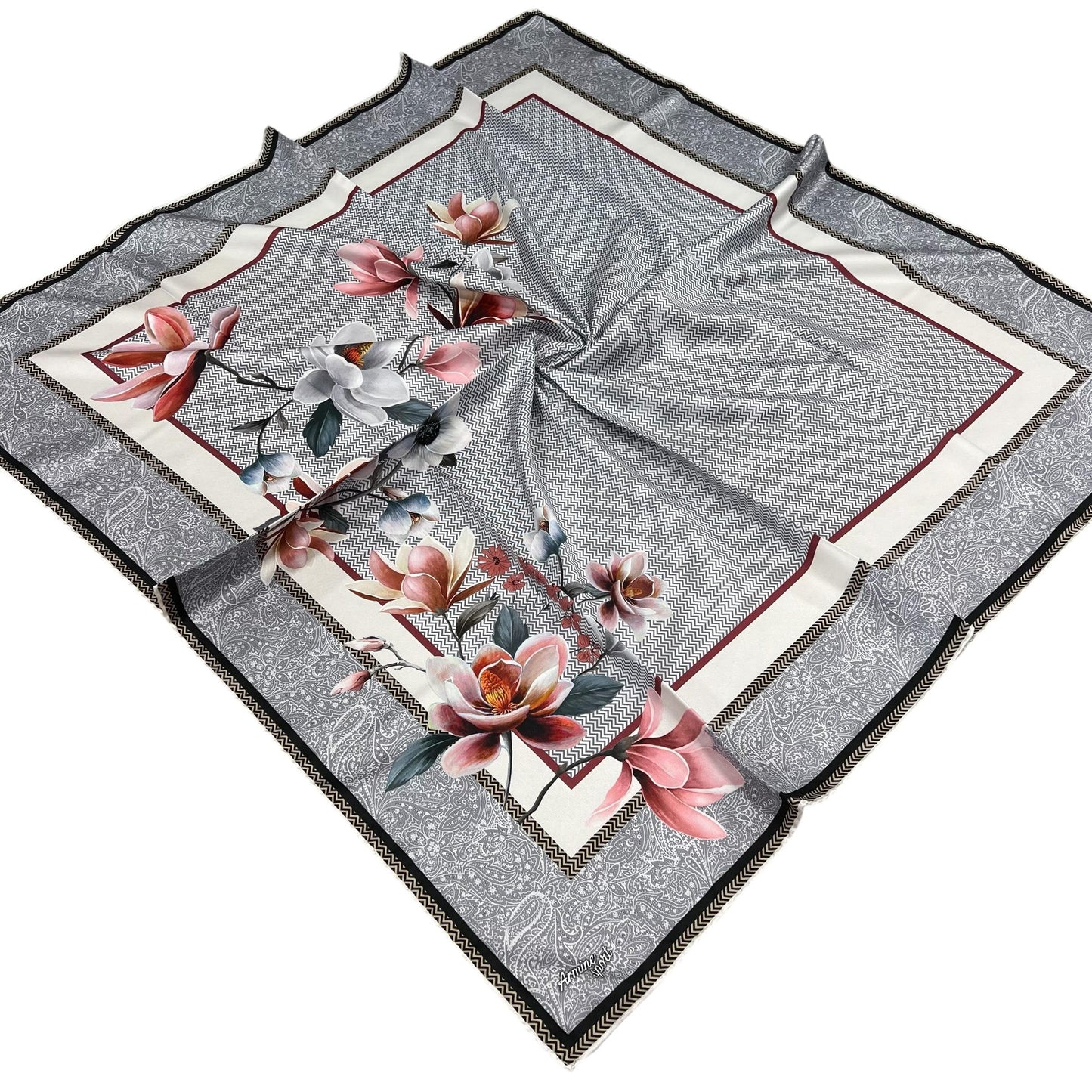 Armine Sport Twill Eşarp - 8532-35 Gri