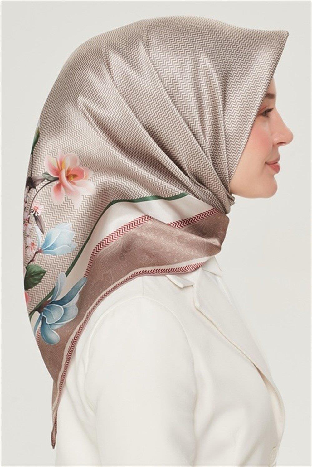 Armine Sport Twill Eşarp - 8532-81 Soft Pudra