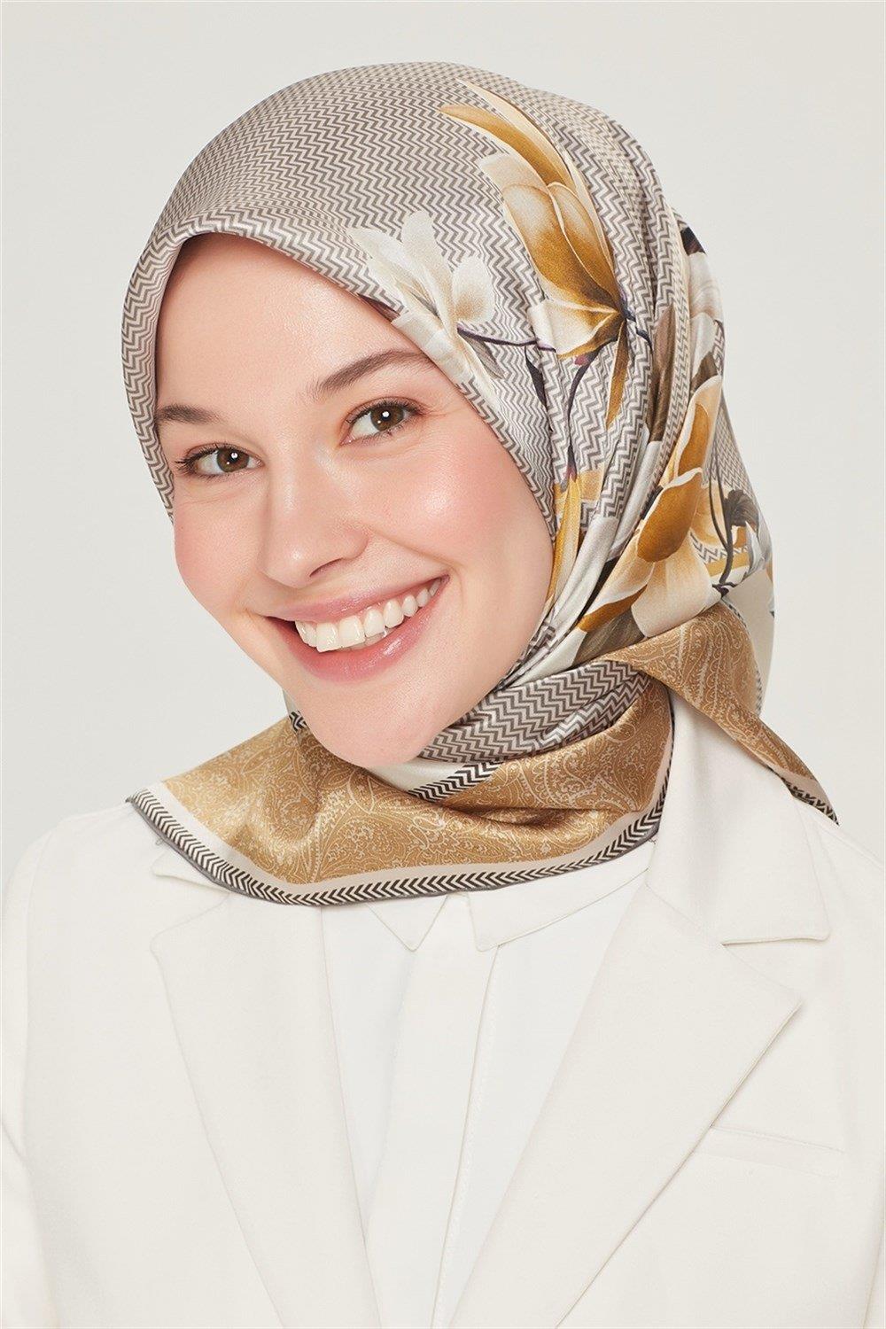 Armine Sport Twill Eşarp - 8532-83 Gold