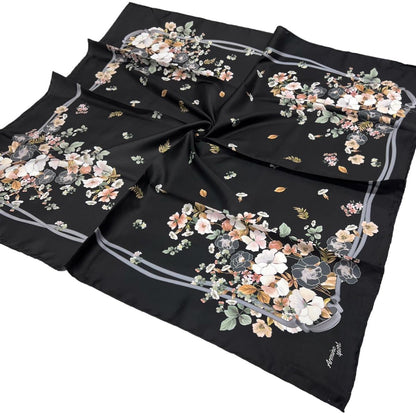 Armine Sport Twill Eşarp - 8533-90 Siyah Gri