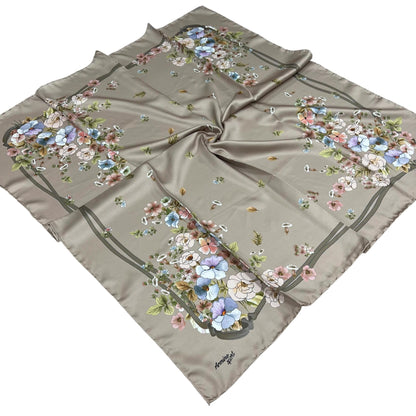 Armine Sport Twill Eşarp - 8533-92 Koyu Taş