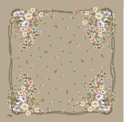 Armine Sport Twill Eşarp - 8533-92 Koyu Taş